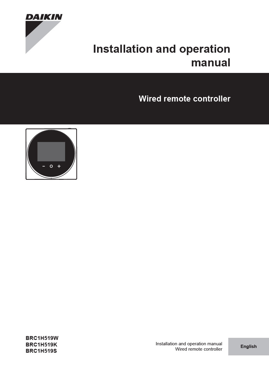 Remote Control Daikin Air Conditioner Manual Symbols Brc944b2 Daikin